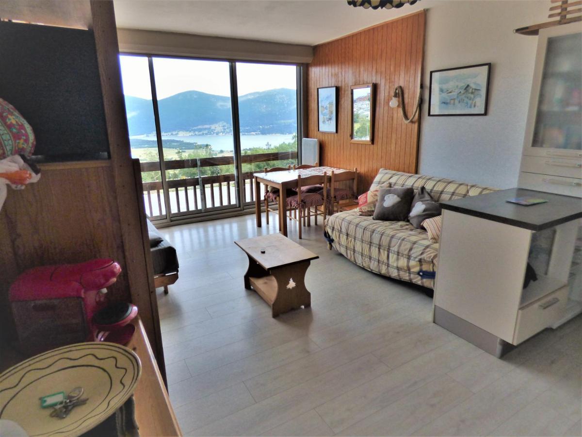 "Les Lupins 10" Residence "Les Lupins" Studio Cabine Pkg-100M Telecabine-Vue Lac, Montagne, Village Лез Англ Екстериор снимка